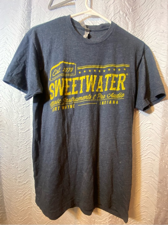 Next Level Apparel Other - Next Level Apparel Charcoal Short Sleeve Tee with Yellow Sweetwater Logo